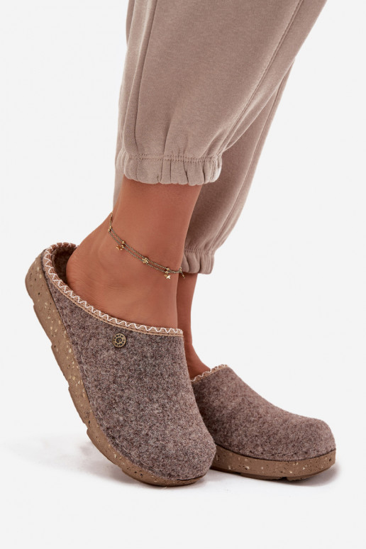 topánky domáce Papuče Dámske Inblu ED000031 béžová topánky domáce Papuče Dámske Inblu ED000031 béžová