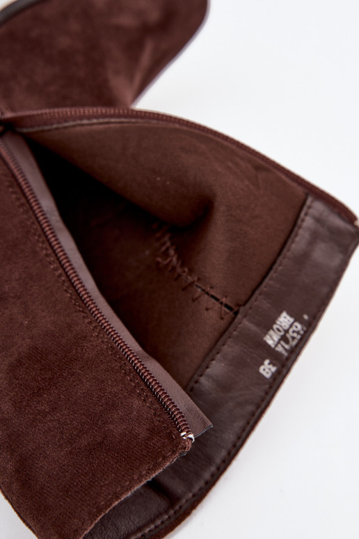 Dámske čižmyz eko semišuu CzekoladoIne Inessa Dámske čižmyz eko semišuu CzekoladoIne Inessa