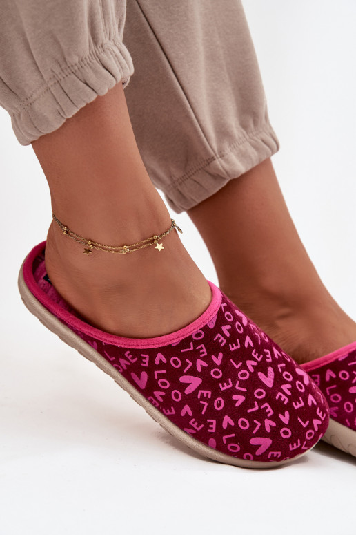 Papuče Dámske Love Inblu ET000032 Ružová Papuče Dámske Love Inblu ET000032 Ružová