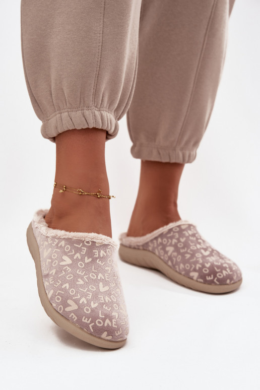 Papuče Dámske Love Inblu ET000032 béžová Papuče Dámske Love Inblu ET000032 béžová