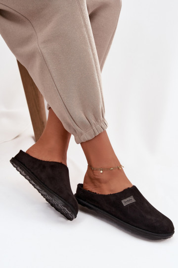 Papuče Dámske topánky domáce Inblu CS000045 čierna