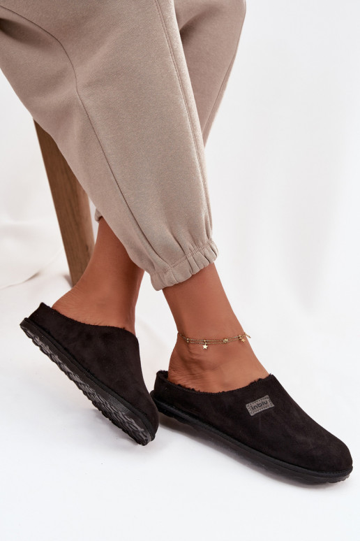 Papuče Dámske topánky domáce Inblu CS000045 čierna Papuče Dámske topánky domáce Inblu CS000045 čierna