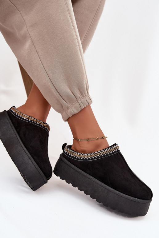 Snehule Dámske S Ornatem Haftem čierna Jenira Snehule Dámske S Ornatem Haftem čierna Jenira