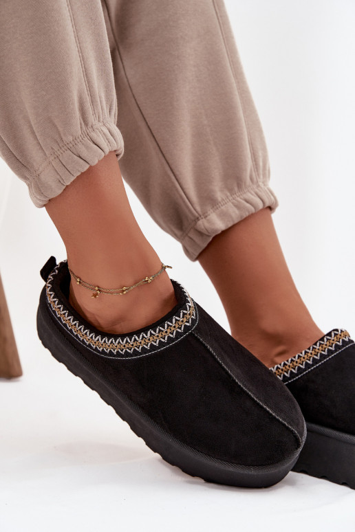 Snehule Dámske S Ornatem Haftem čierna Jenira Snehule Dámske S Ornatem Haftem čierna Jenira