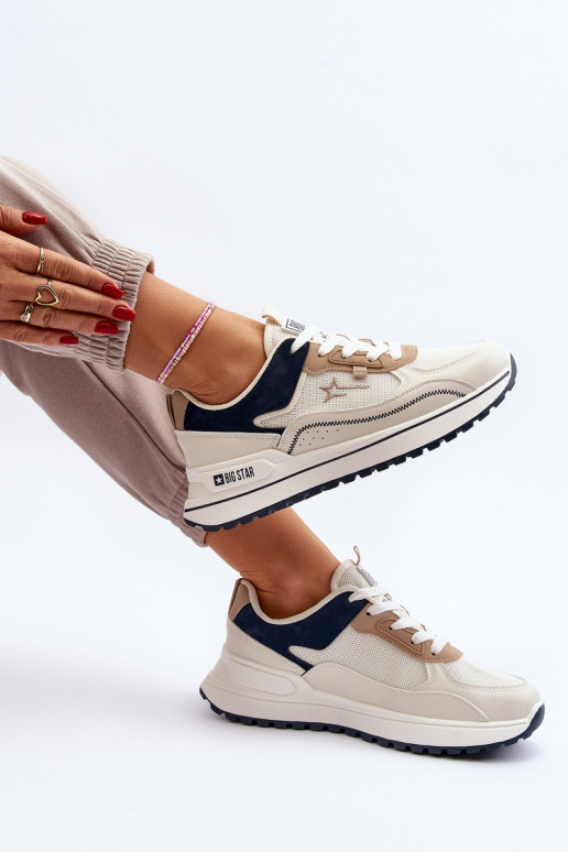 Tenisky model obuvi Dámske Big Star NN274A092 béžová Tenisky model obuvi Dámske Big Star NN274A092 béžová