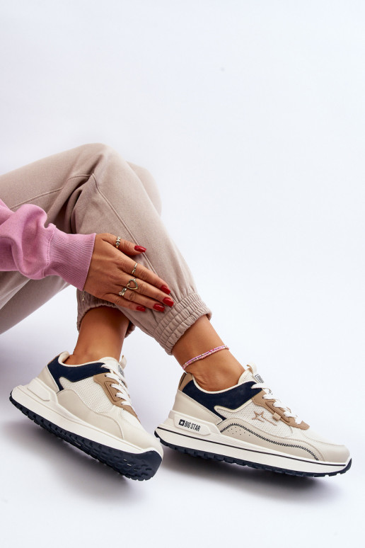 Tenisky model obuvi Dámske Big Star NN274A092 béžová Tenisky model obuvi Dámske Big Star NN274A092 béžová