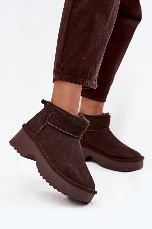 Snehule DámskeZapnutéturalnego zo semišuu zahriať sa s kožušinou vo vnútri CzekoladoIne Milora Snehule DámskeZapnutéturalnego zo semišuu zahriať sa s kožušinou vo vnútri CzekoladoIne Milora