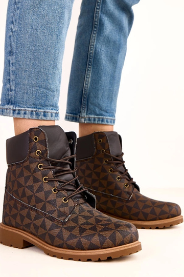 Čierno-hnedé pracovné...