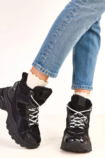 Čierne športové topánky s... 2