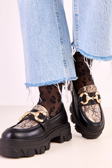 Čierne Ruben mokasíny s... 2