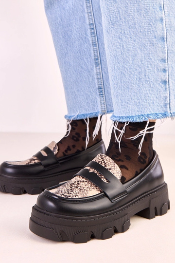 Čierne Loles mokasíny s...