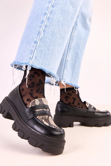 Čierne Loles mokasíny s... 2