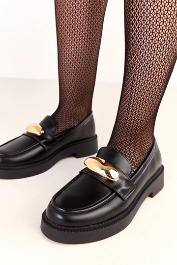 Čierne Ella mokasíny s... 2