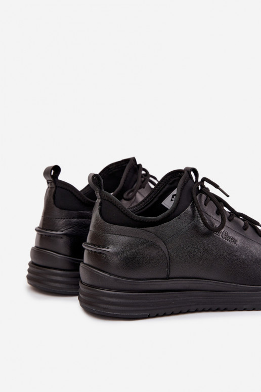 Kožené Pánske topánky Lee Cooper LCJ-26-33-3964 čierna