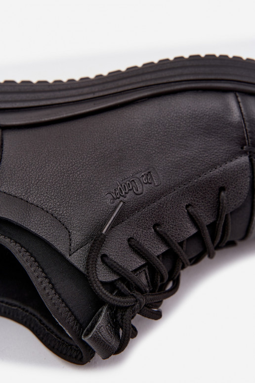 Kožené Pánske topánky Lee Cooper LCJ-26-33-3964 čierna