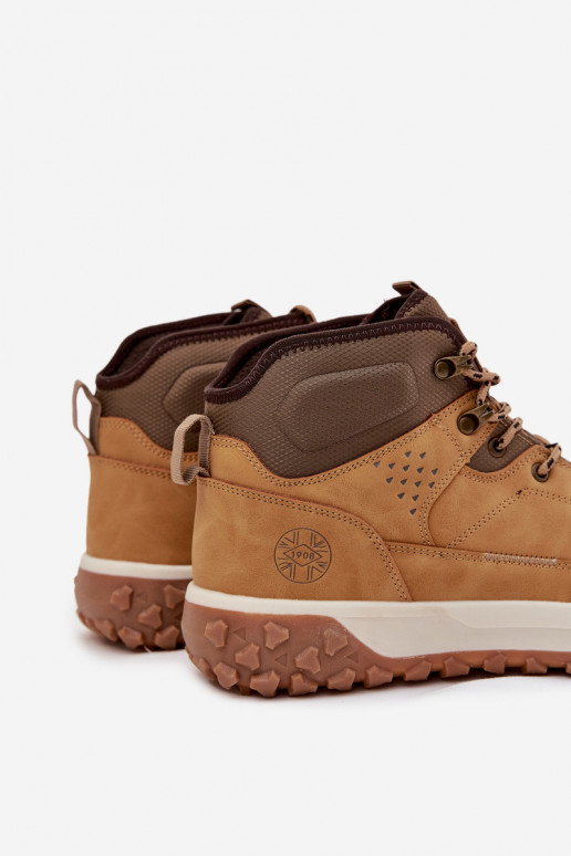 Zimné čižmy pánske topánky zahriať sa Lee Cooper LCJ-25-01-3726 Hnedá farba Zimné čižmy pánske topánky zahriať sa Lee Cooper LCJ-25-01-3726 Hnedá farba