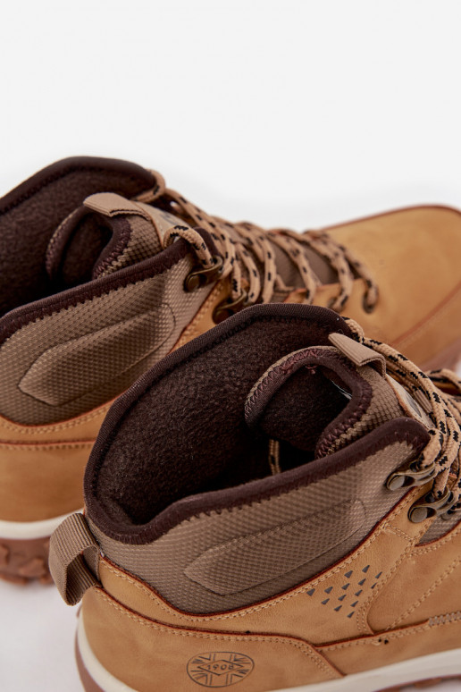 Zimné čižmy pánske topánky zahriať sa Lee Cooper LCJ-25-01-3726 Hnedá farba Zimné čižmy pánske topánky zahriať sa Lee Cooper LCJ-25-01-3726 Hnedá farba