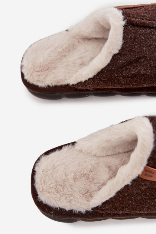 Papuče pánske zahriať sa s kožušinou vo vnútri CzekoladoIne Darielle Papuče pánske zahriať sa s kožušinou vo vnútri CzekoladoIne Darielle