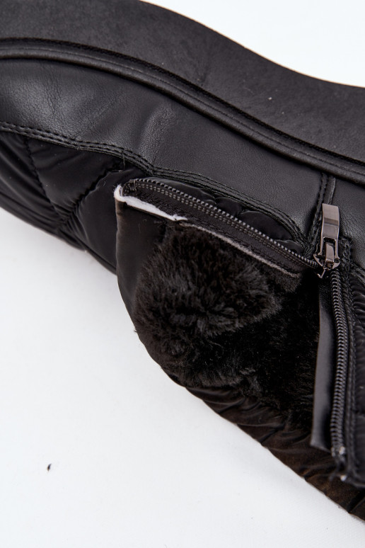 Snehule Dámske s platformou zahriať sa s kožušinou vo vnútri čierna Tahlira Snehule Dámske s platformou zahriať sa s kožušinou vo vnútri čierna Tahlira