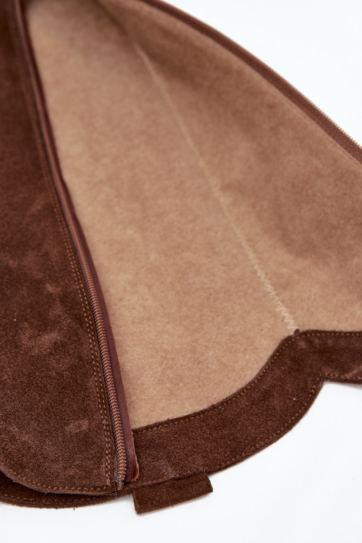 Kožené zo semišu čižmy kovbojský štýl zahriať sa Zazoo 4224 CzekoladoIne Kožené zo semišu čižmy kovbojský štýl zahriať sa Zazoo 4224 CzekoladoIne