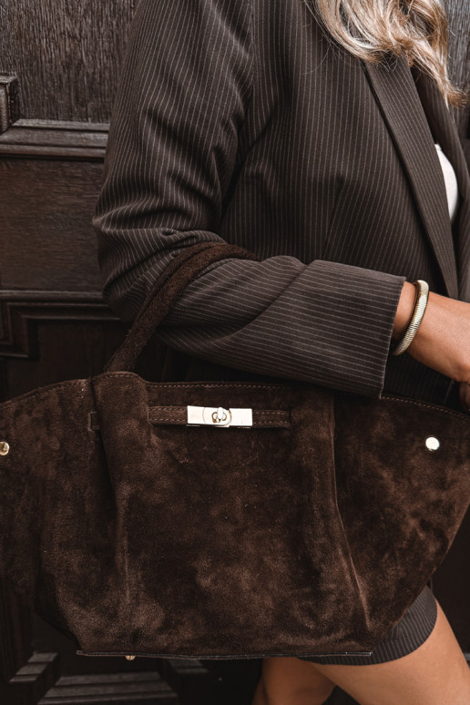 KabelkaZapnutéturalnego zo semišuu CzekoladoIna Fiorenza