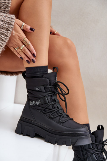 Snehule Dámske Zapnuté Hrad Lee Cooper LCJ-24-47-3144 čierna