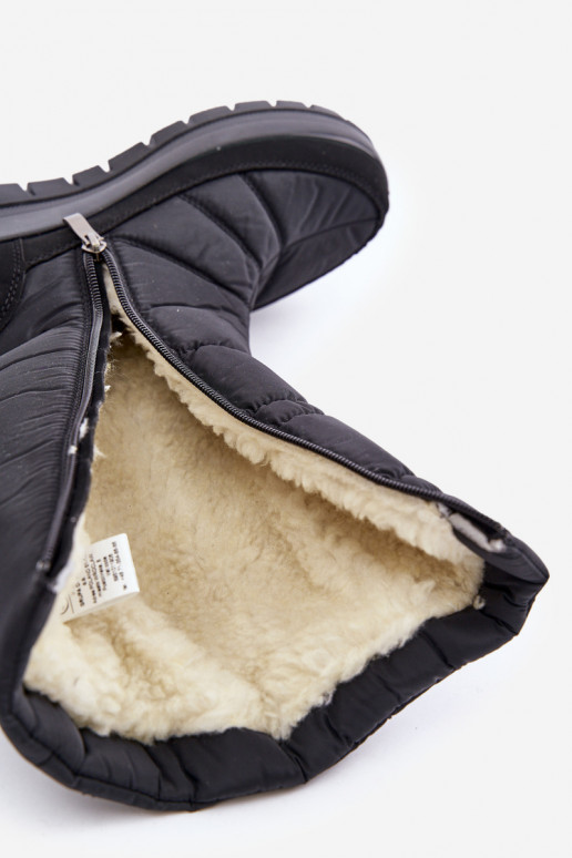 Dámske Snehule S Dekoráciou Progress PROGJ-24-147 čierna