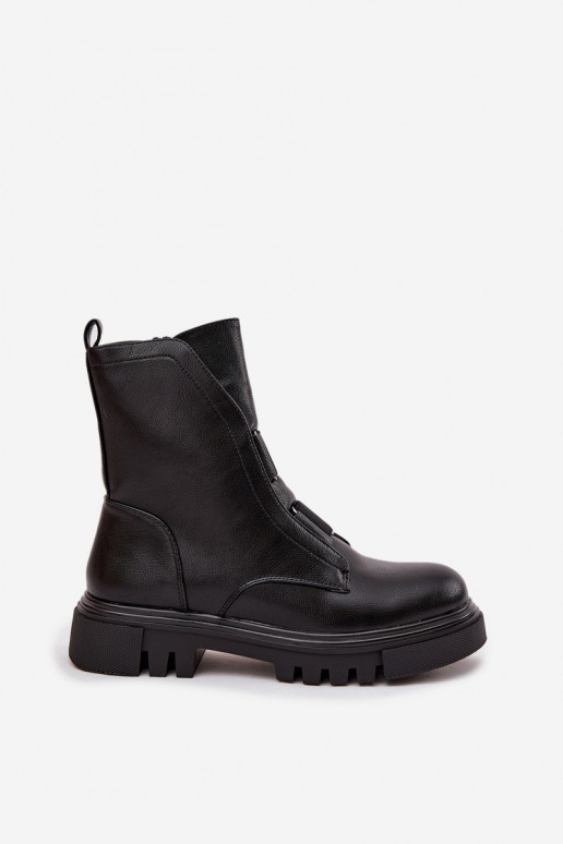 zahriať sa Pracovné členkové topánky Dámske Zapnuté Hrad Eko Kožené čierna Máilyra zahriať sa Pracovné členkové topánky Dámske Zapnuté Hrad Eko Kožené čierna Máilyra