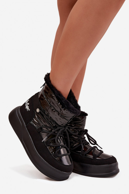Snehule Dámske s platformou Lee Cooper LCJ-25-03-3814 čierna