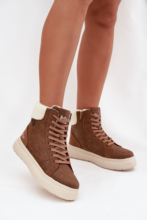 Zimné čižmy Dámske s otepľovaním Lee Cooper LCJ-25-01-3735 Hnedá farba Zimné čižmy Dámske s otepľovaním Lee Cooper LCJ-25-01-3735 Hnedá farba