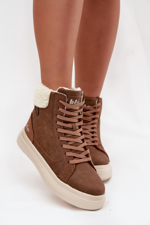 Zimné čižmy Dámske s otepľovaním Lee Cooper LCJ-25-01-3735 Hnedá farba Zimné čižmy Dámske s otepľovaním Lee Cooper LCJ-25-01-3735 Hnedá farba