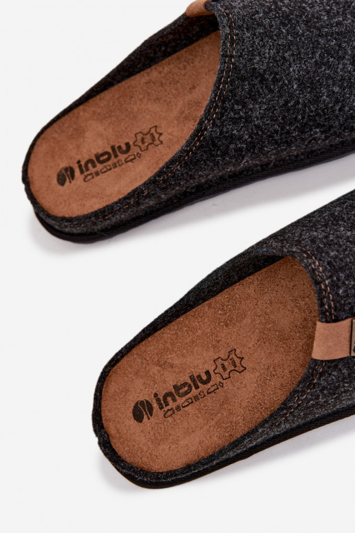 Papuče pánske Preventívna Inblu SI000025 sivá