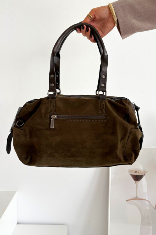 Kabelkaz eko semišuu khaki farby Gressa