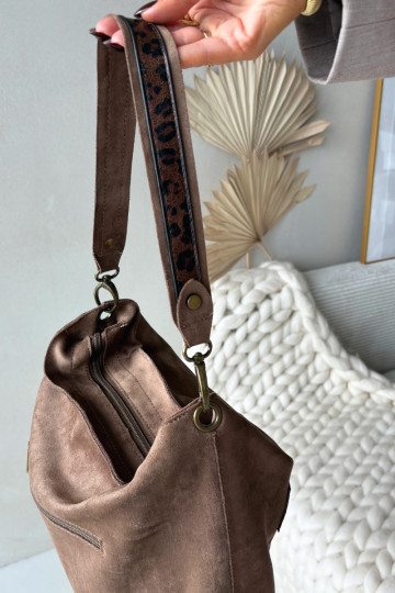 Kabelkaz eko semišuu slonovina Deliane 2