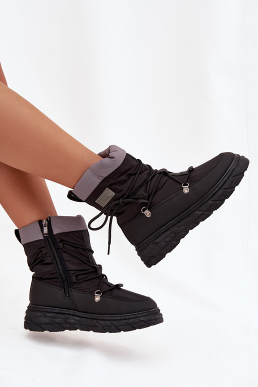 Snehule Dámske Zapnuté Hrad Lee Cooper LCJ-25-44-3930 čierna