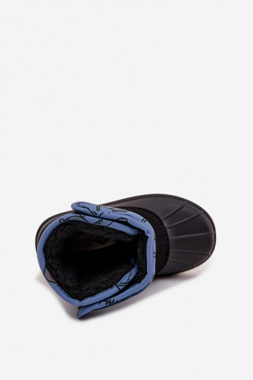 Snehule deti s lepiacimi spojkami Lee Cooper LCJ-25-10-3774 Modrá