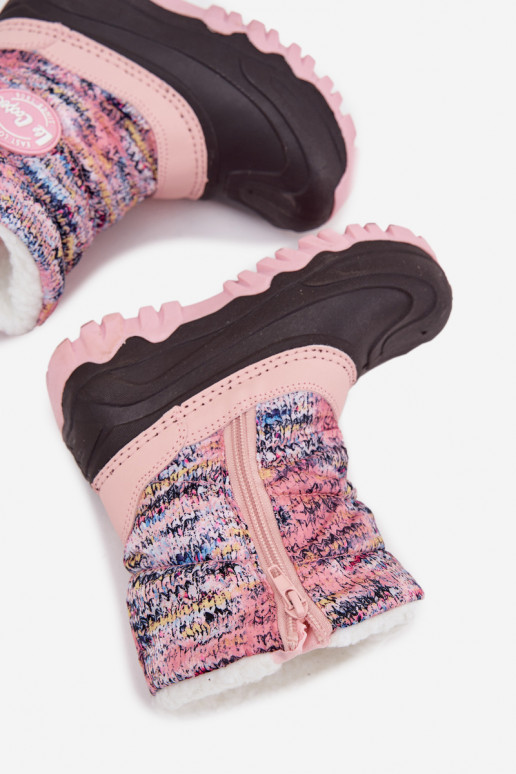 Snehule deti deti Zapnuté Hrad Lee Cooper LCJ-25-10-3770 Ružová