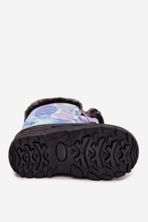 Snehule deti deti s kožušinou I Ściągaczem Lee Cooper LCJ-25-10-3778 Fialová Snehule deti deti s kožušinou I Ściągaczem Lee Cooper LCJ-25-10-3778 Fialová