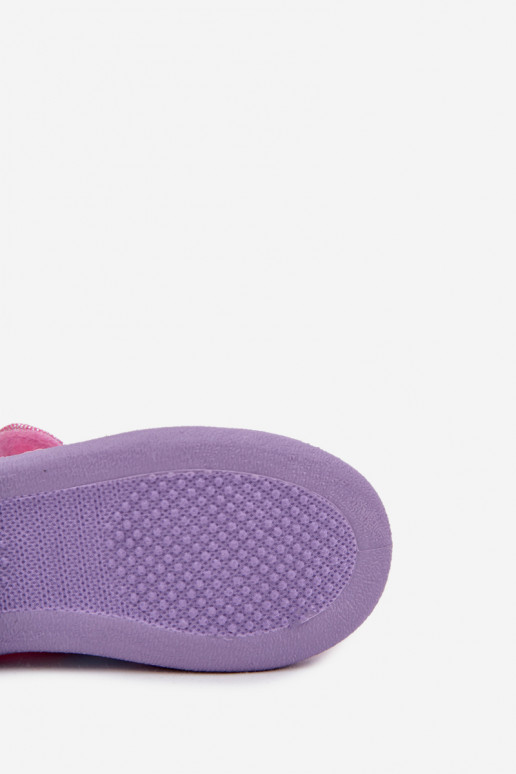 balerínky Papuče Dla DzieInczynek s lepiacimi spojkami UNICORN Ružová Silviera