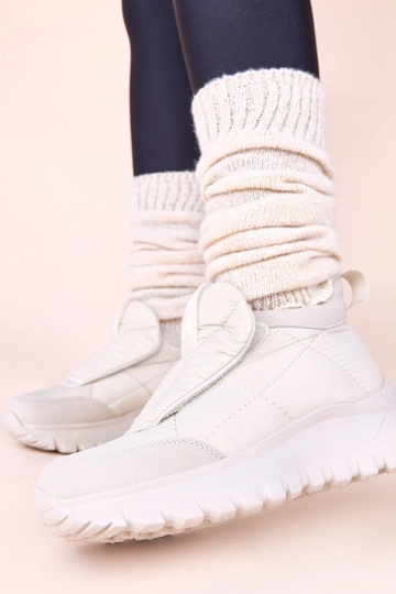 Šedé dámske snehové topánky... 2