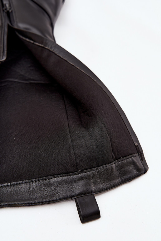 zahriať sa so šnúrkami čižmy perleťové topánky Dámske čierna Novissa