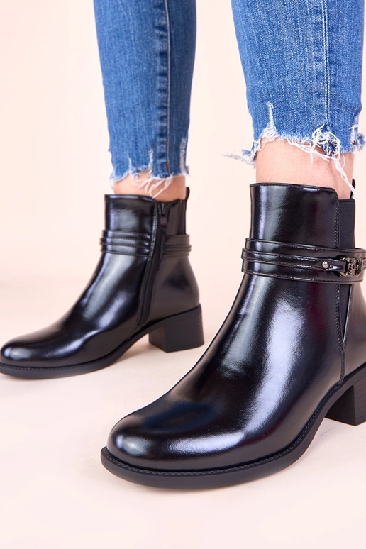 Čierne teplé čižmy Nicha