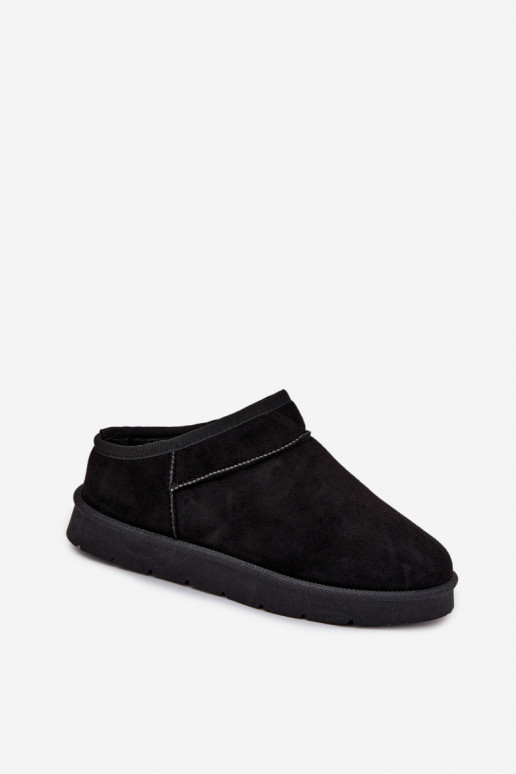 Snehule Dámske zahriať sa s kožušinou vo vnútri čierna Serenne