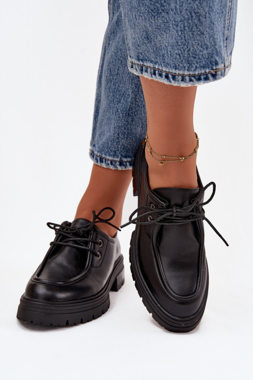 topánky Dámske z eko kože čierna Adrelle