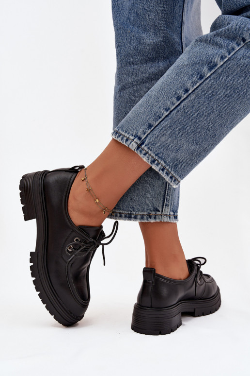 topánky Dámske z eko kože čierna Adrelle