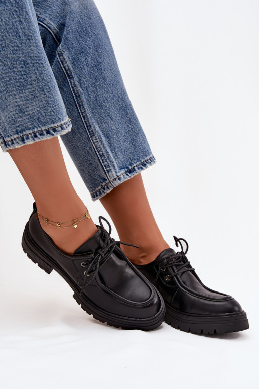 topánky Dámske z eko kože čierna Adrelle