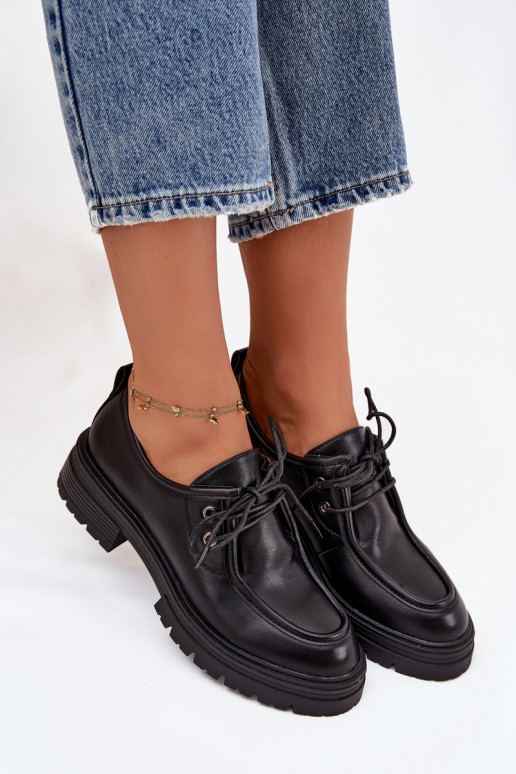 topánky Dámske z eko kože čierna Adrelle