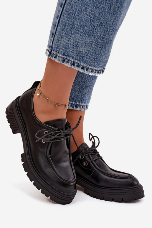 topánky Dámske z eko kože čierna Adrelle