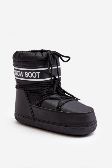 Dámske Tkané zimné topánky čierna Soia