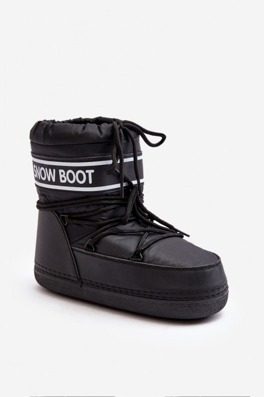 Dámske Tkané zimné topánky čierna Soia